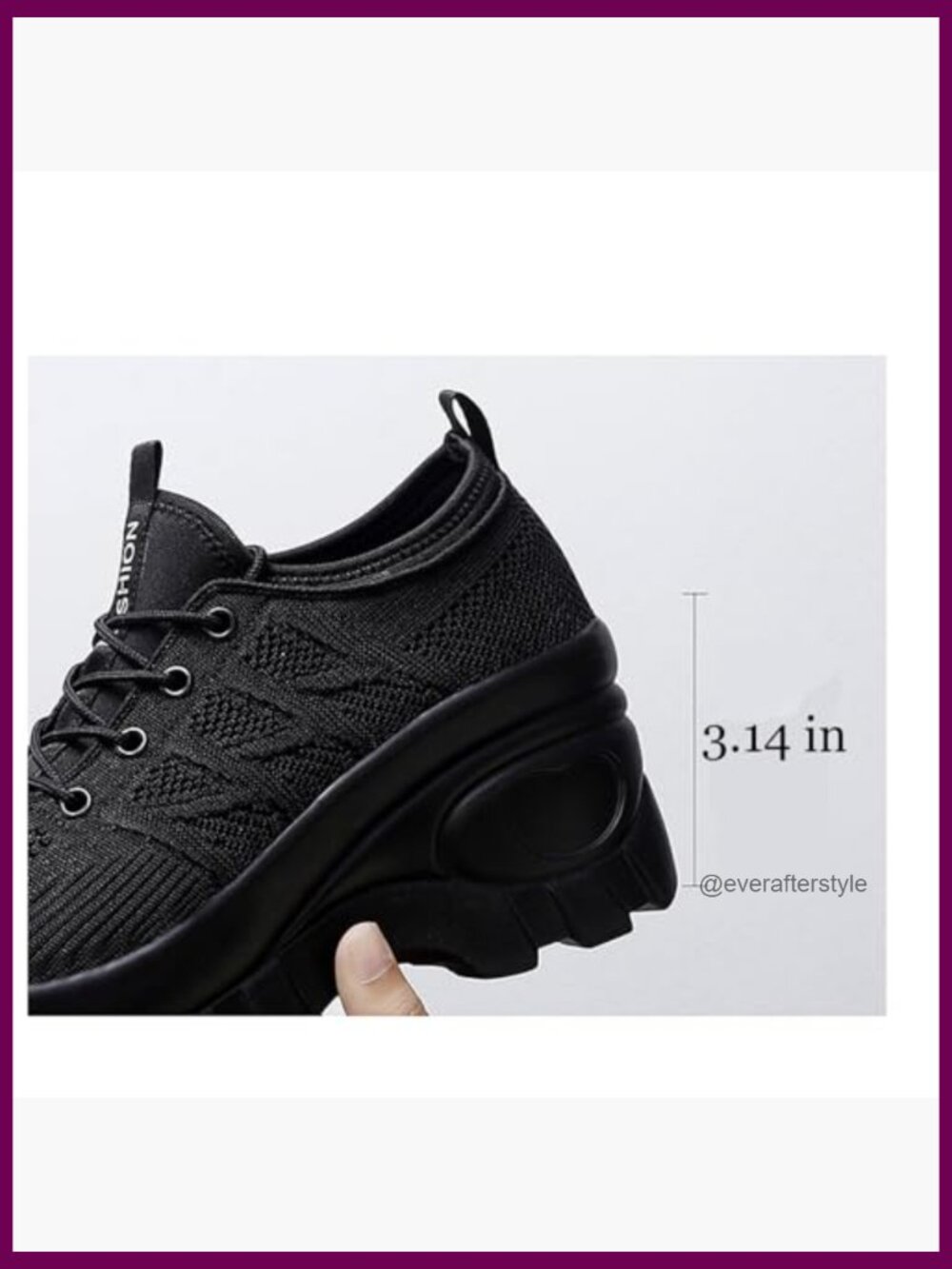 Chunky Platform Orthopedic Walking Shoes with Arch Support - Picture 6 of 6